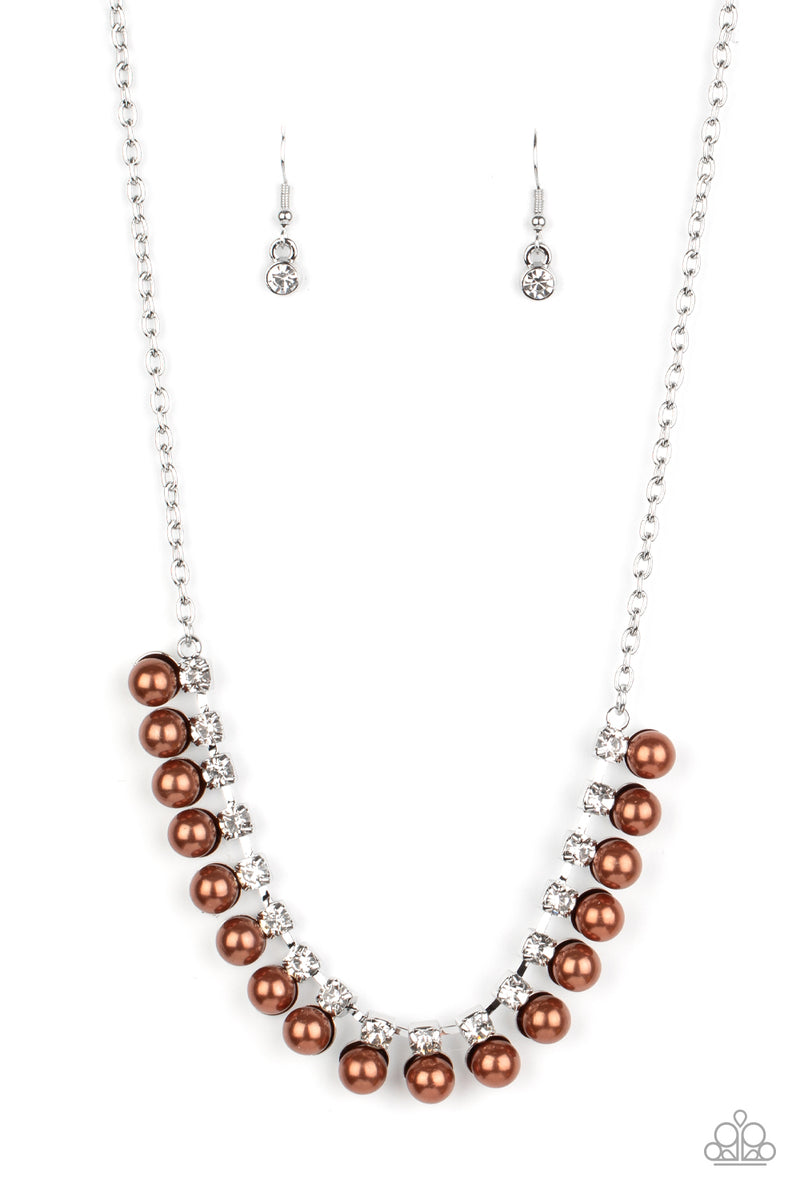 five-dollar-jewelry-frozen-in-timeless-brown-necklace-paparazzi-accessories