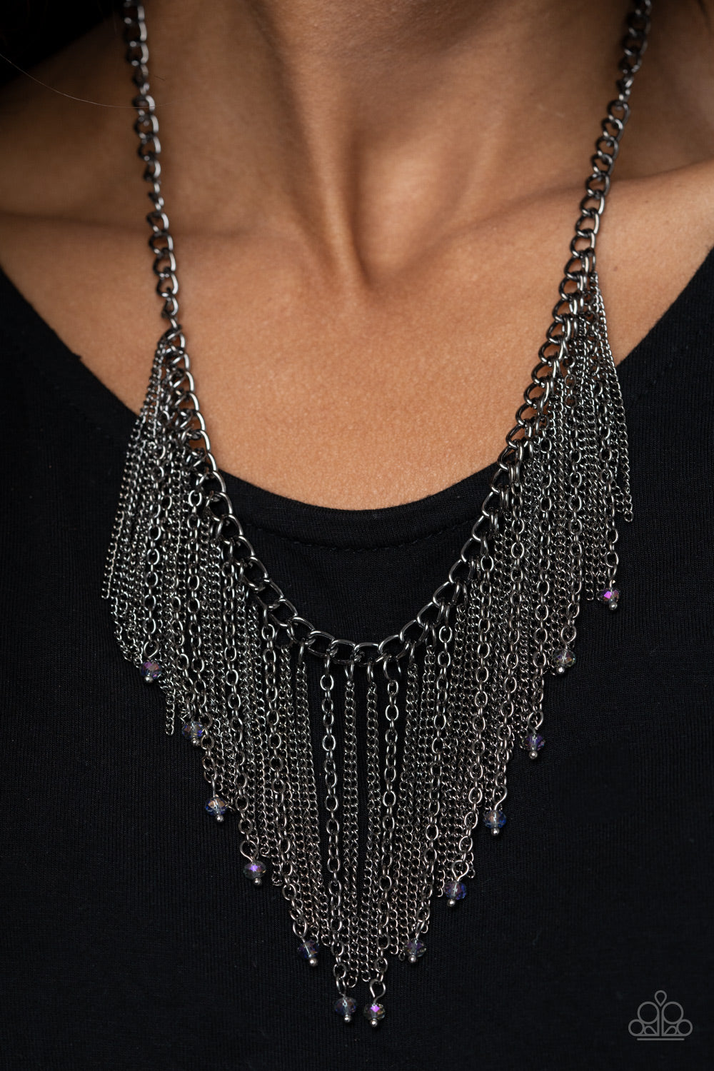 Cue The Fireworks - Multi Necklace - Paparazzi Accessories