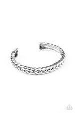 five-dollar-jewelry-tough-as-nails-silver-mens bracelet-paparazzi-accessories