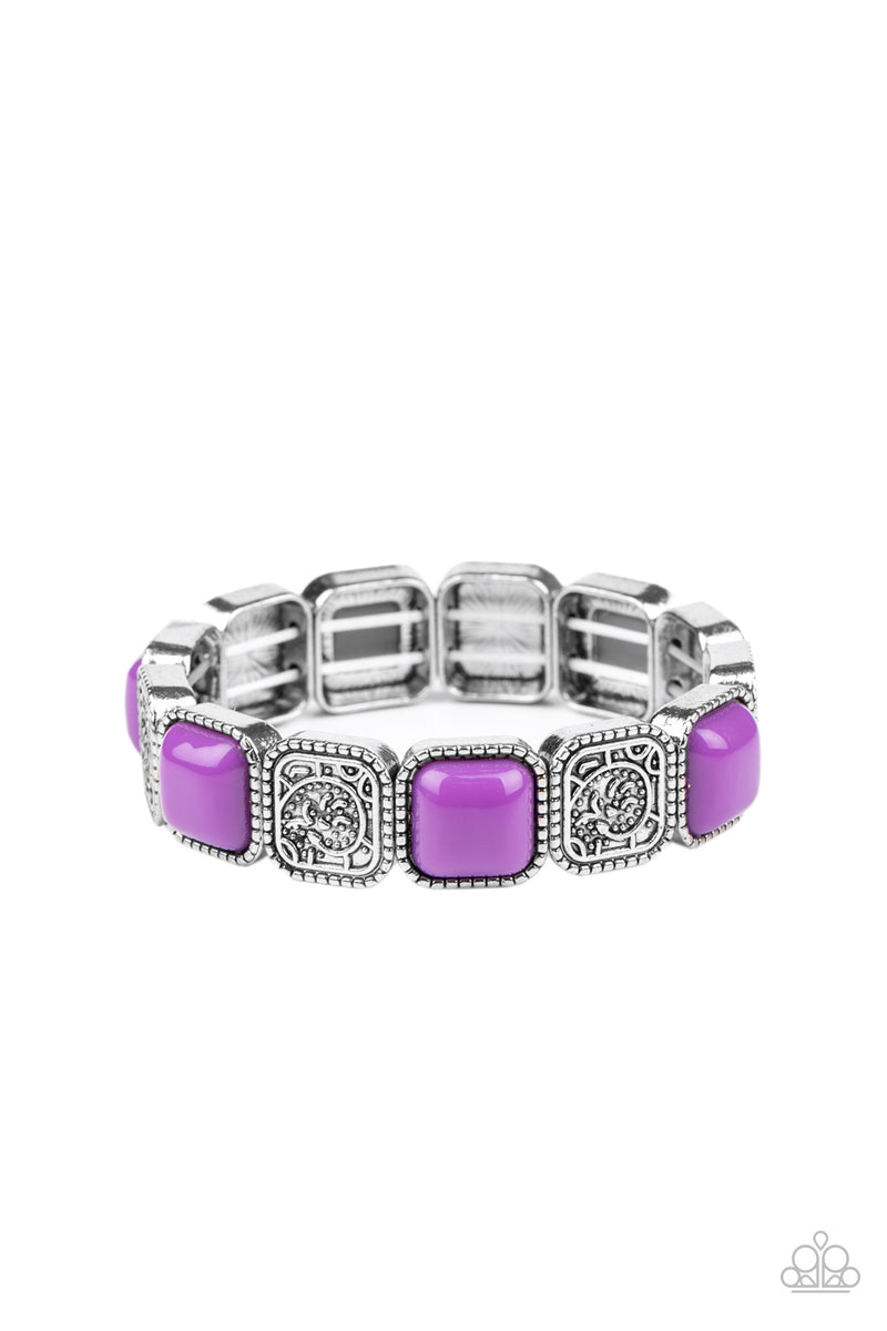 Trendy Tease - Purple Bracelet - Paparazzi Accessories