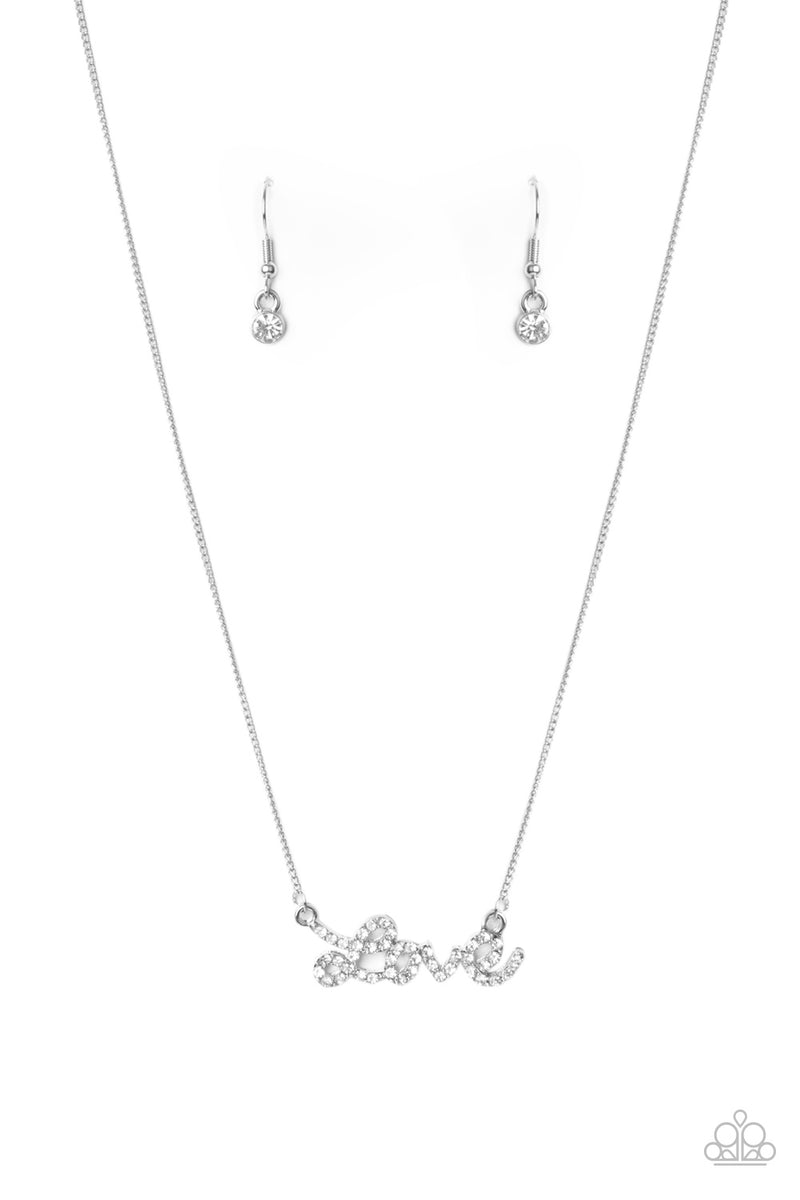 five-dollar-jewelry-head-over-heels-in-love-white-necklace-paparazzi-accessories