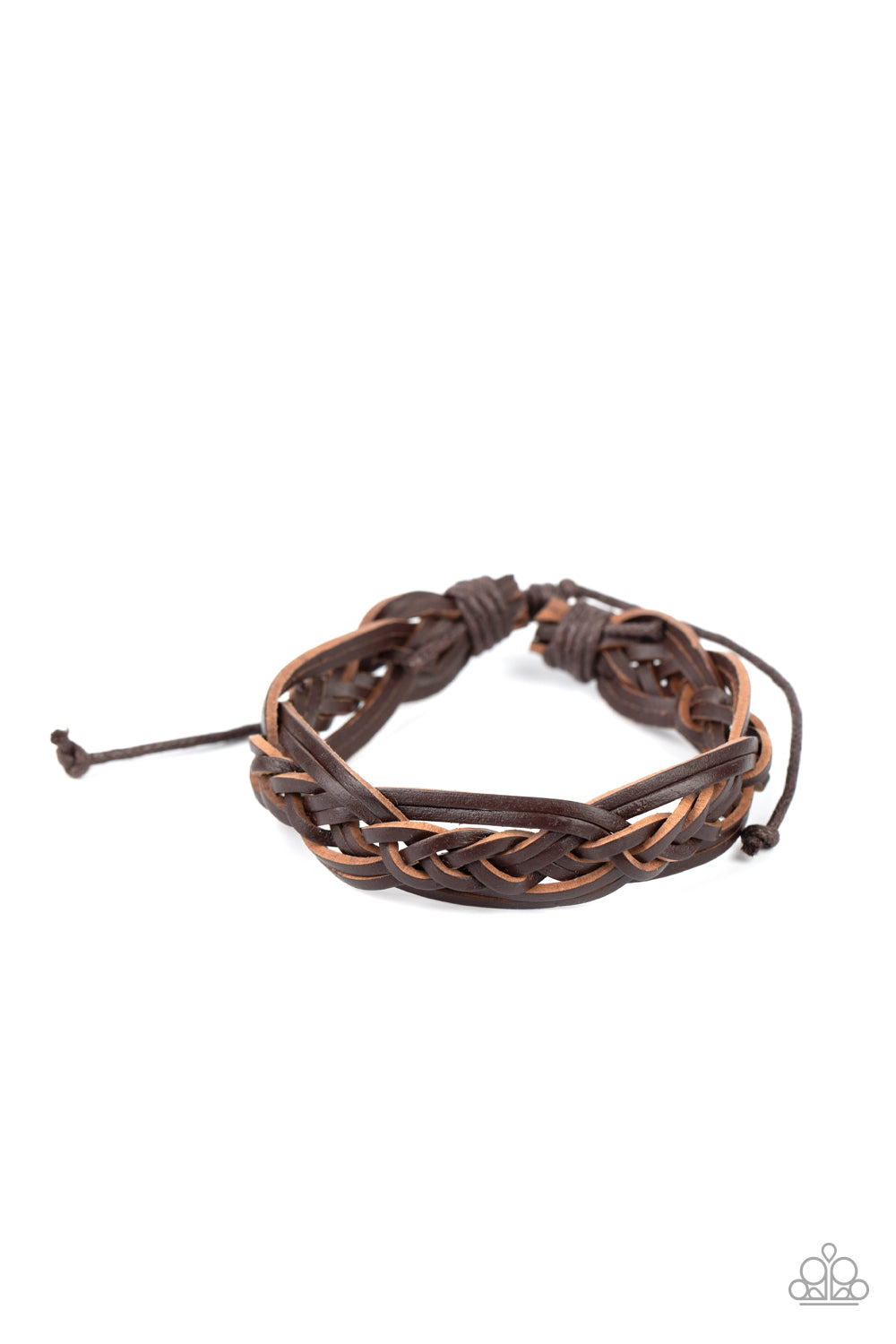 five-dollar-jewelry-too-close-to-homespun-brown-bracelet-paparazzi-accessories