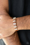Put Up A Brave FRONTIER - Brown Bracelet - Paparazzi Accessories