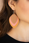 Light as a LEATHER - Multi Earrings - Paparazzi Accessories