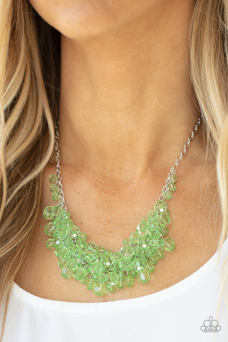 Let The Festivities Begin - Green Necklace - Paparazzi Accessories