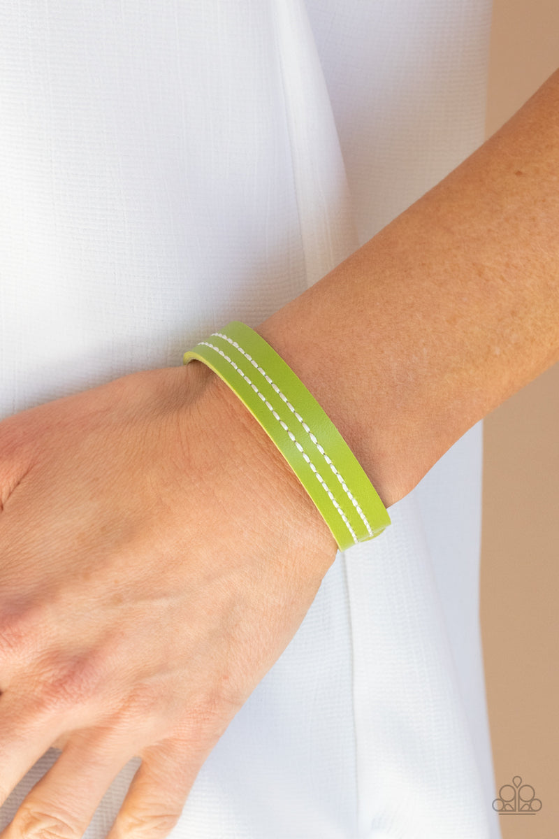 Life is WANDER-ful - Green Bracelet - Paparazzi Accessories