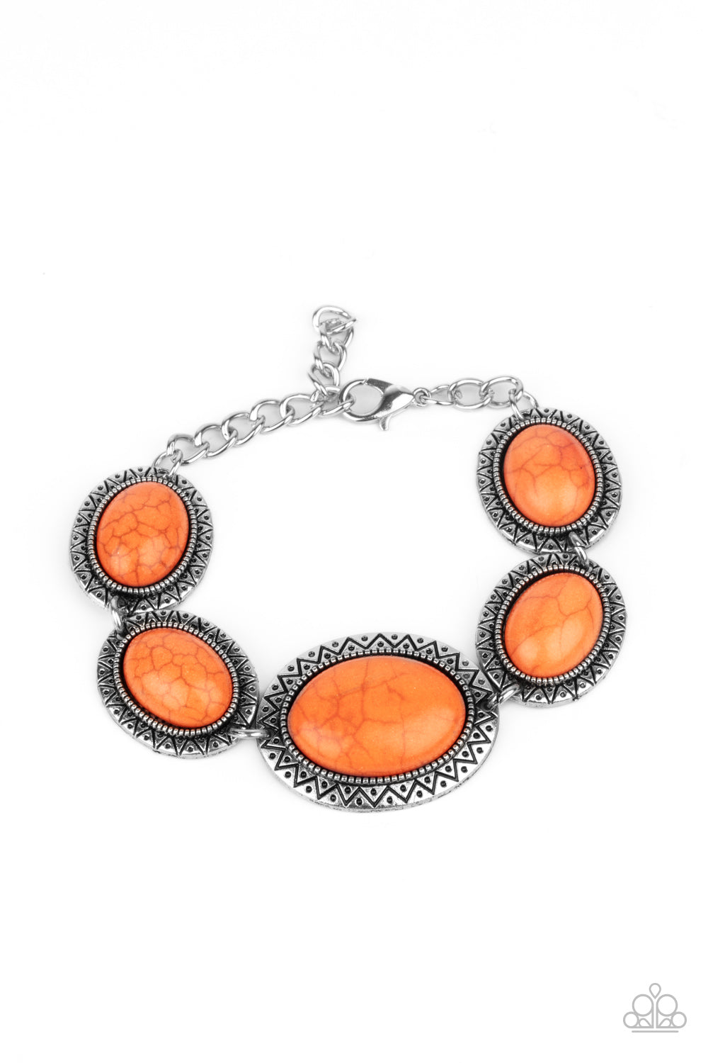 five-dollar-jewelry-mesa-time-zone-orange-bracelet-paparazzi-accessories