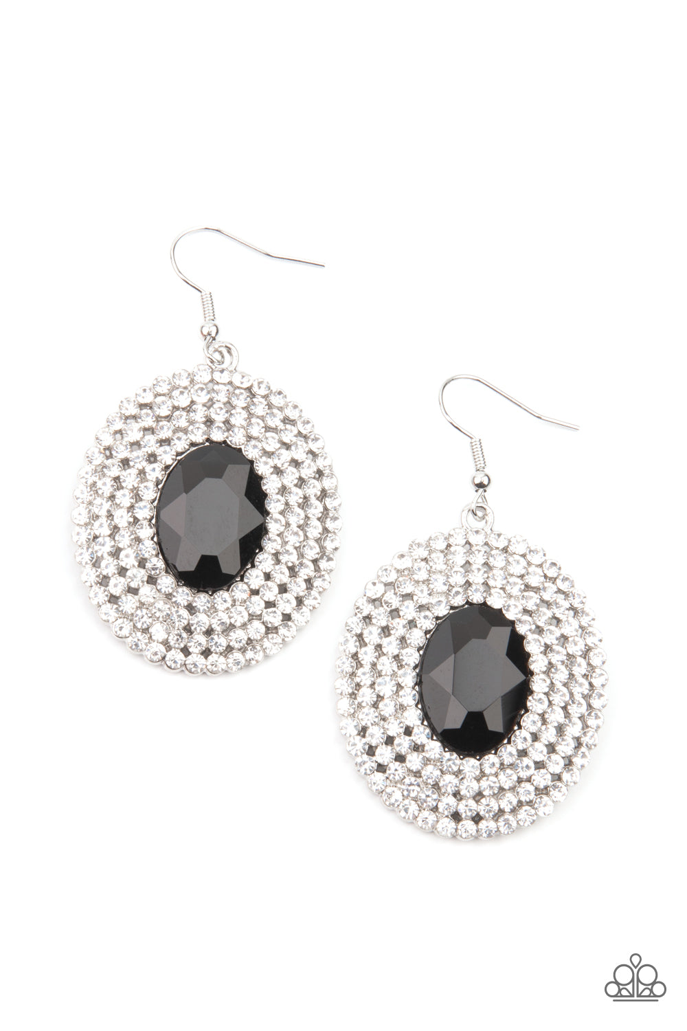 five-dollar-jewelry-fierce-field-black-earrings-paparazzi-accessories