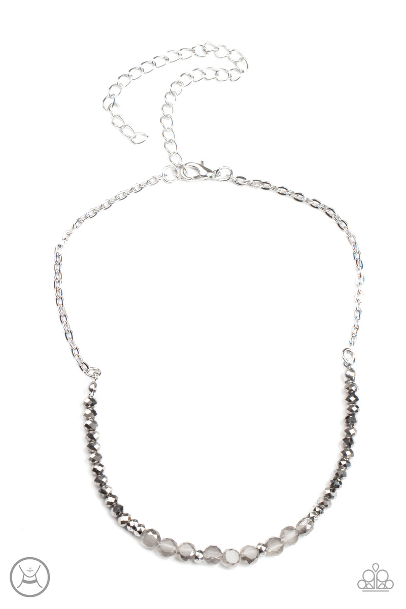 Space Odyssey - Silver Necklace - Paparazzi Accessories