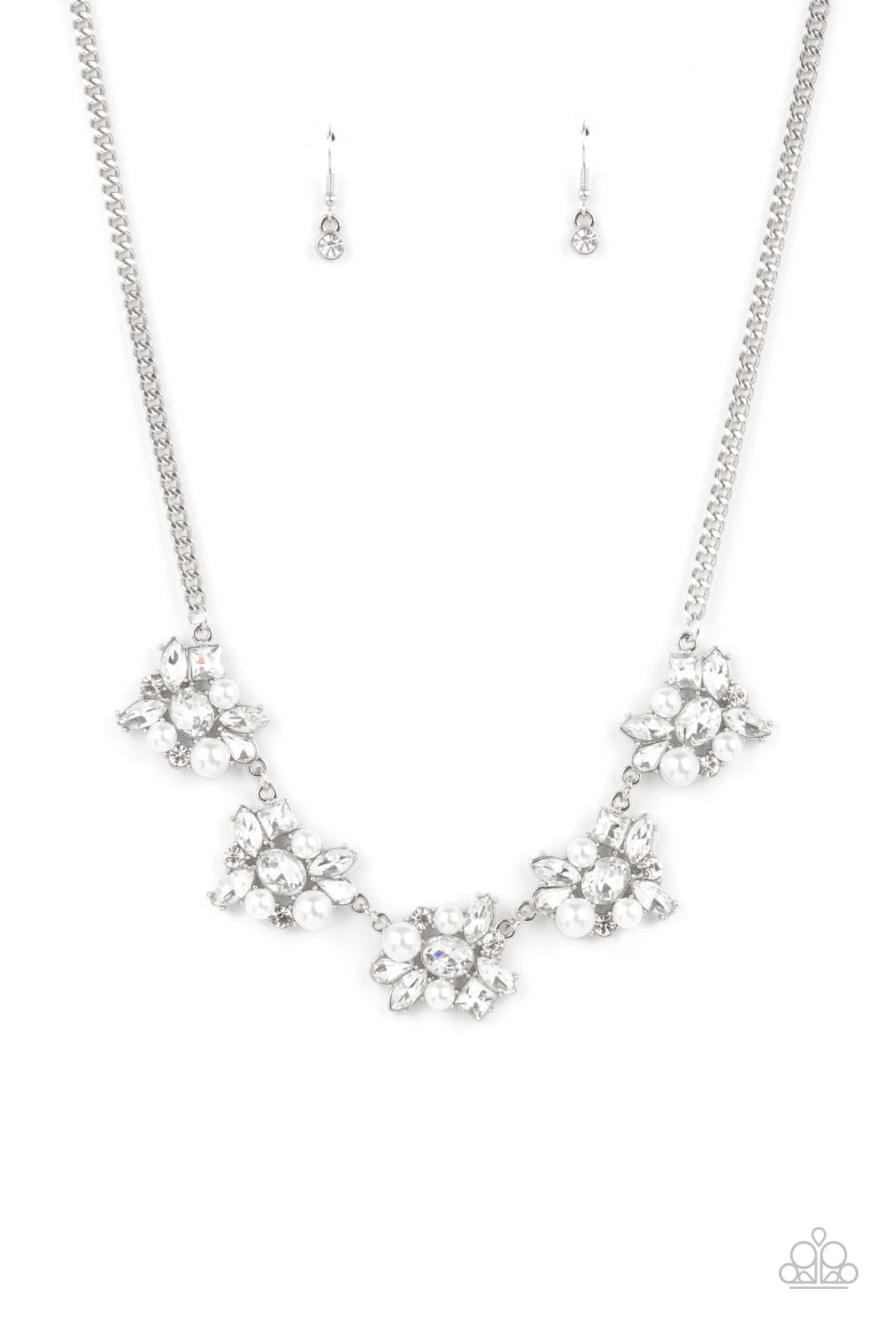 five-dollar-jewelry-heiress-of-them-all-white-necklace-paparazzi-accessories