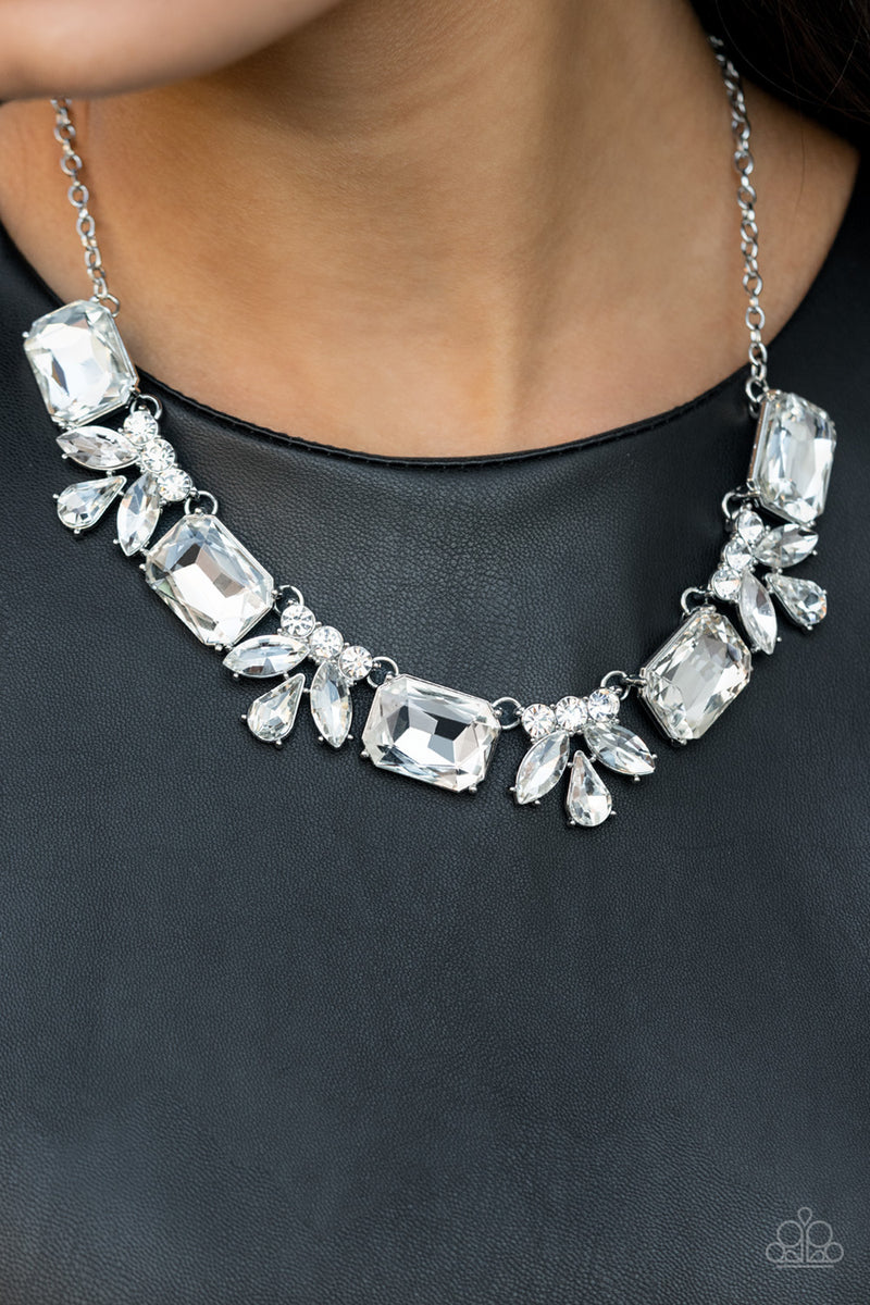 Long Live Sparkle - White Necklace - Paparazzi Accessories