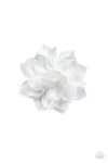 five-dollar-jewelry-gala-garden-white-hair clip-paparazzi-accessories