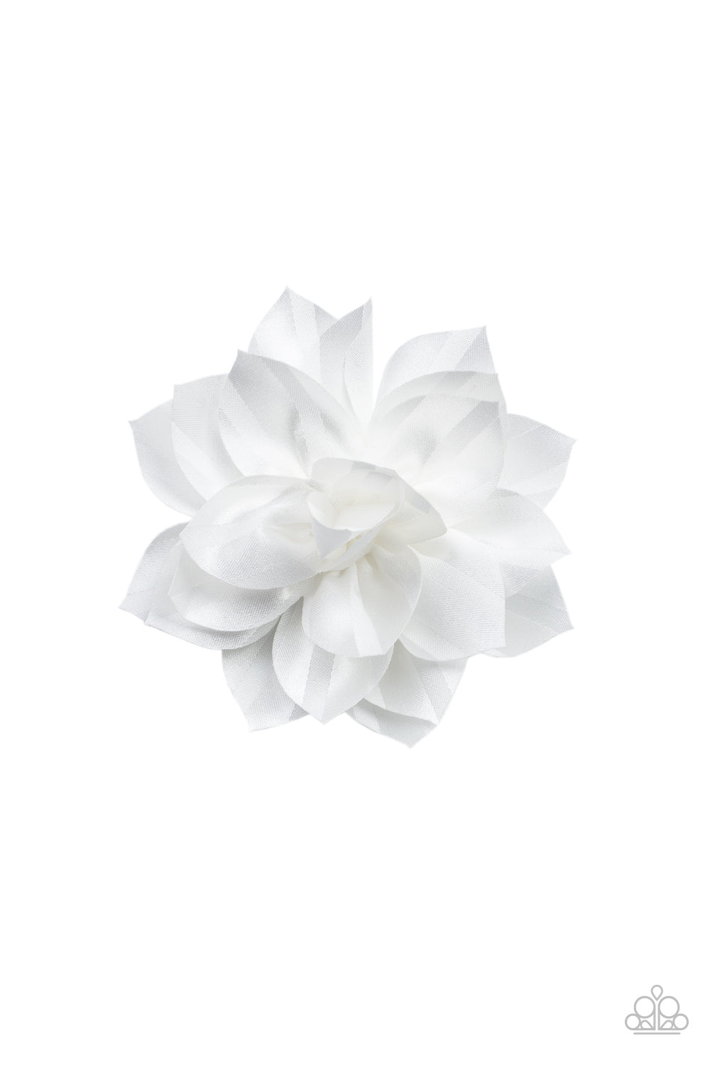 five-dollar-jewelry-gala-garden-white-hair clip-paparazzi-accessories