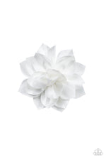 five-dollar-jewelry-gala-garden-white-hair clip-paparazzi-accessories