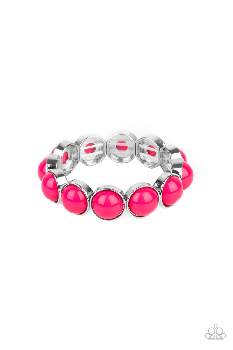 POP, Drop, and Roll - Pink Bracelet - Paparazzi Accessories