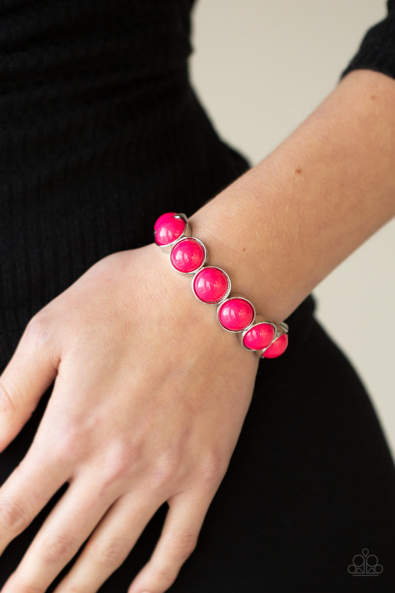 POP, Drop, and Roll - Pink Bracelet - Paparazzi Accessories