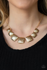 Keeping It RELIC - Gold Necklace - Paparazzi Accessories