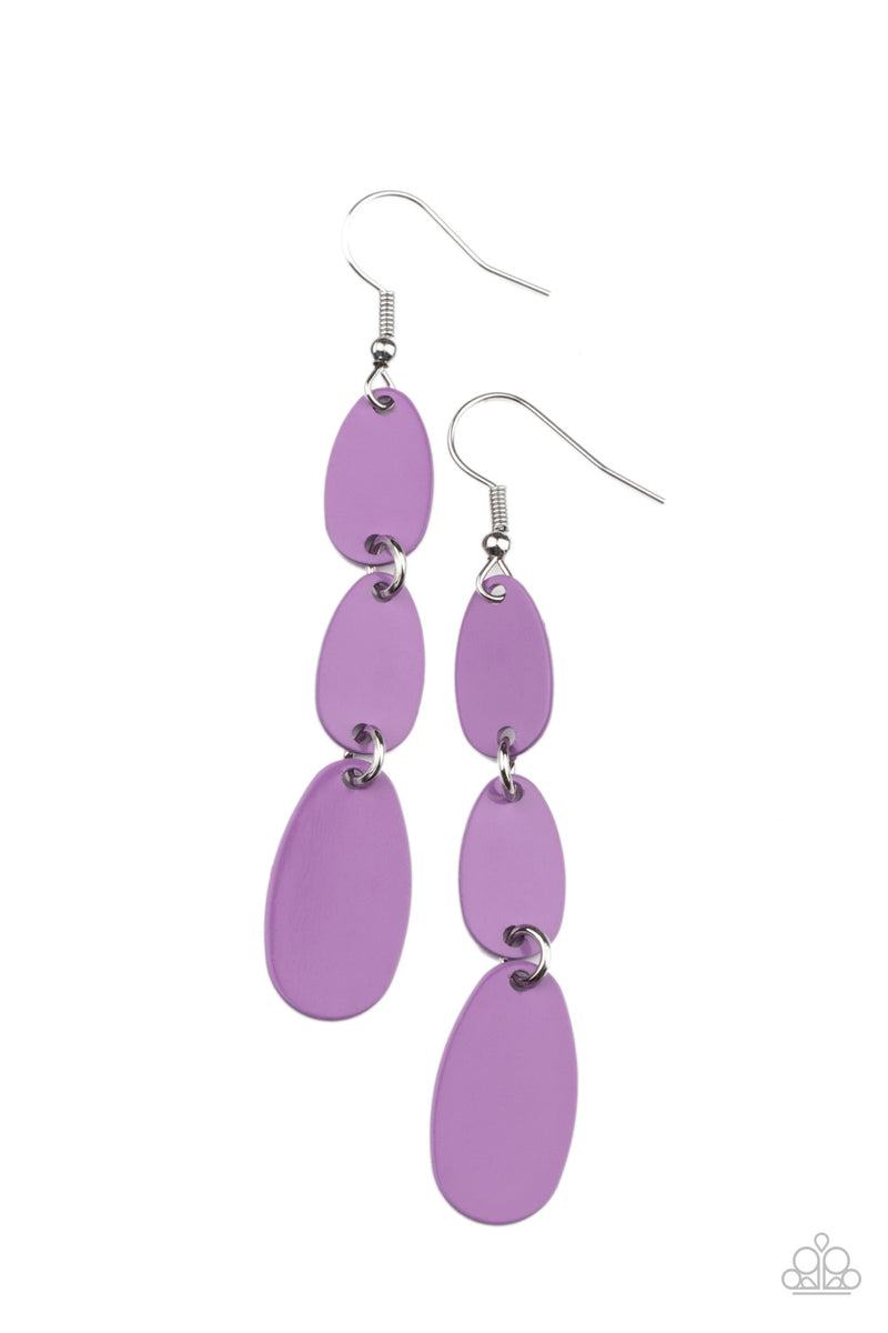 five-dollar-jewelry-rainbow-drops-purple-earrings-paparazzi-accessories