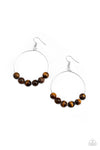 five-dollar-jewelry-let-it-slide-brown-earrings-paparazzi-accessories