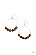 five-dollar-jewelry-let-it-slide-brown-earrings-paparazzi-accessories
