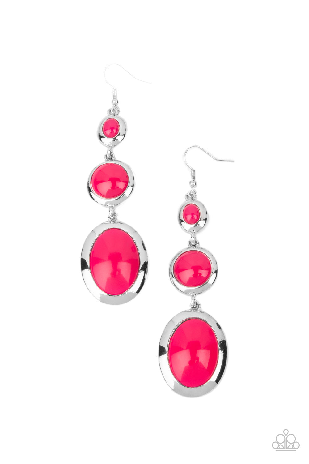 five-dollar-jewelry-retro-reality-pink-earrings-paparazzi-accessories