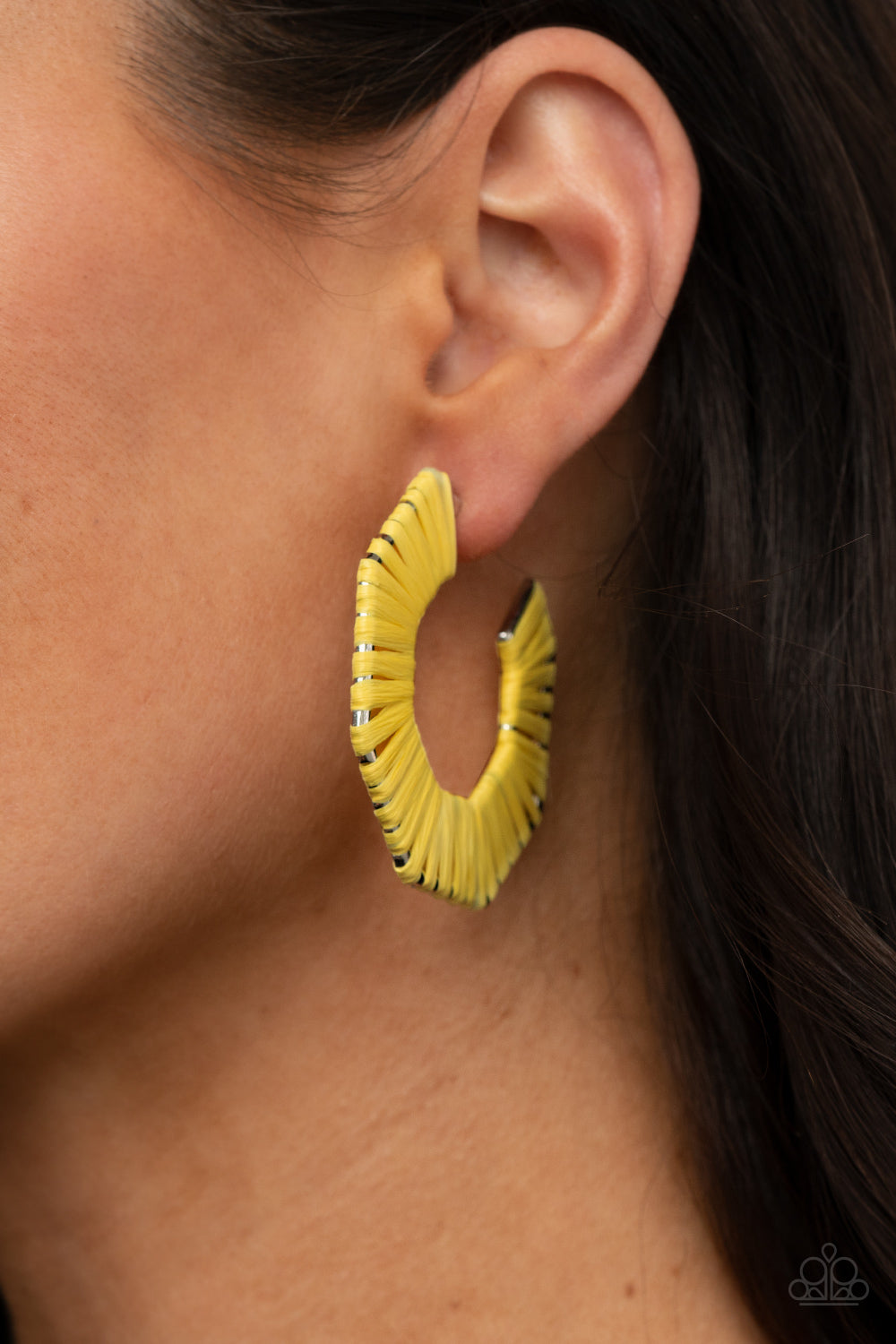 Fabulously Fiesta - Yellow Earrings - Paparazzi Accessories