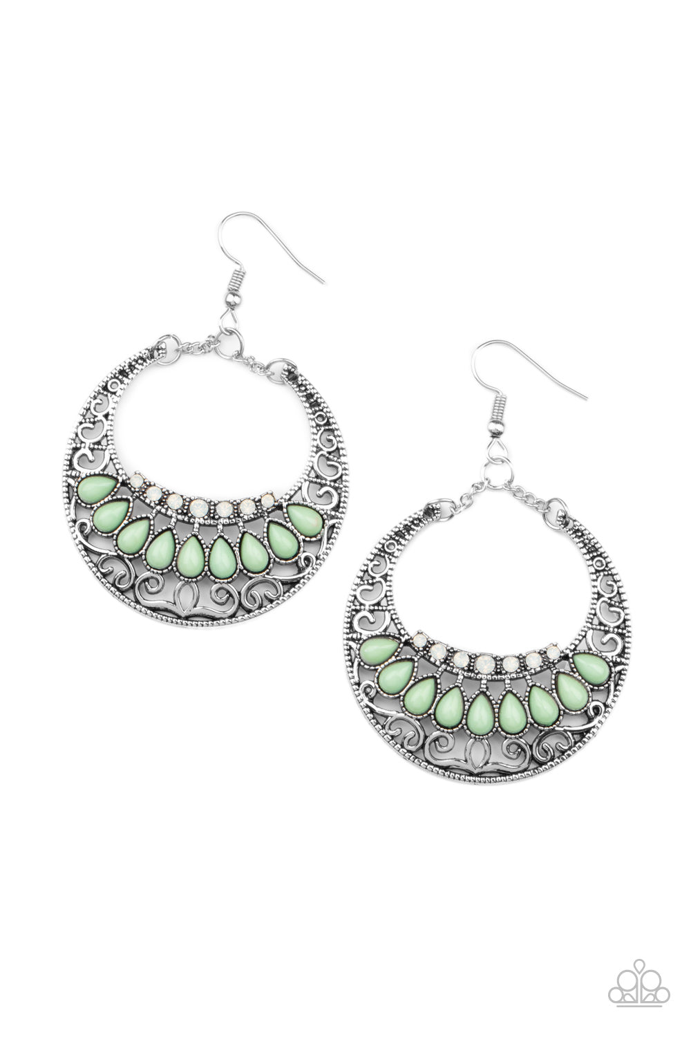 five-dollar-jewelry-crescent-couture-green-earrings-paparazzi-accessories