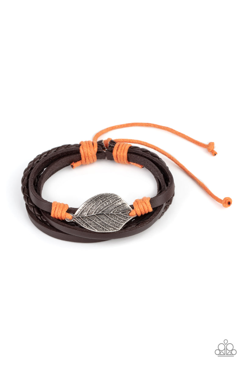 five-dollar-jewelry-frond-and-center-orange-bracelet-paparazzi-accessories