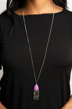 Musically Mojave - Purple Necklace - Paparazzi Accessories