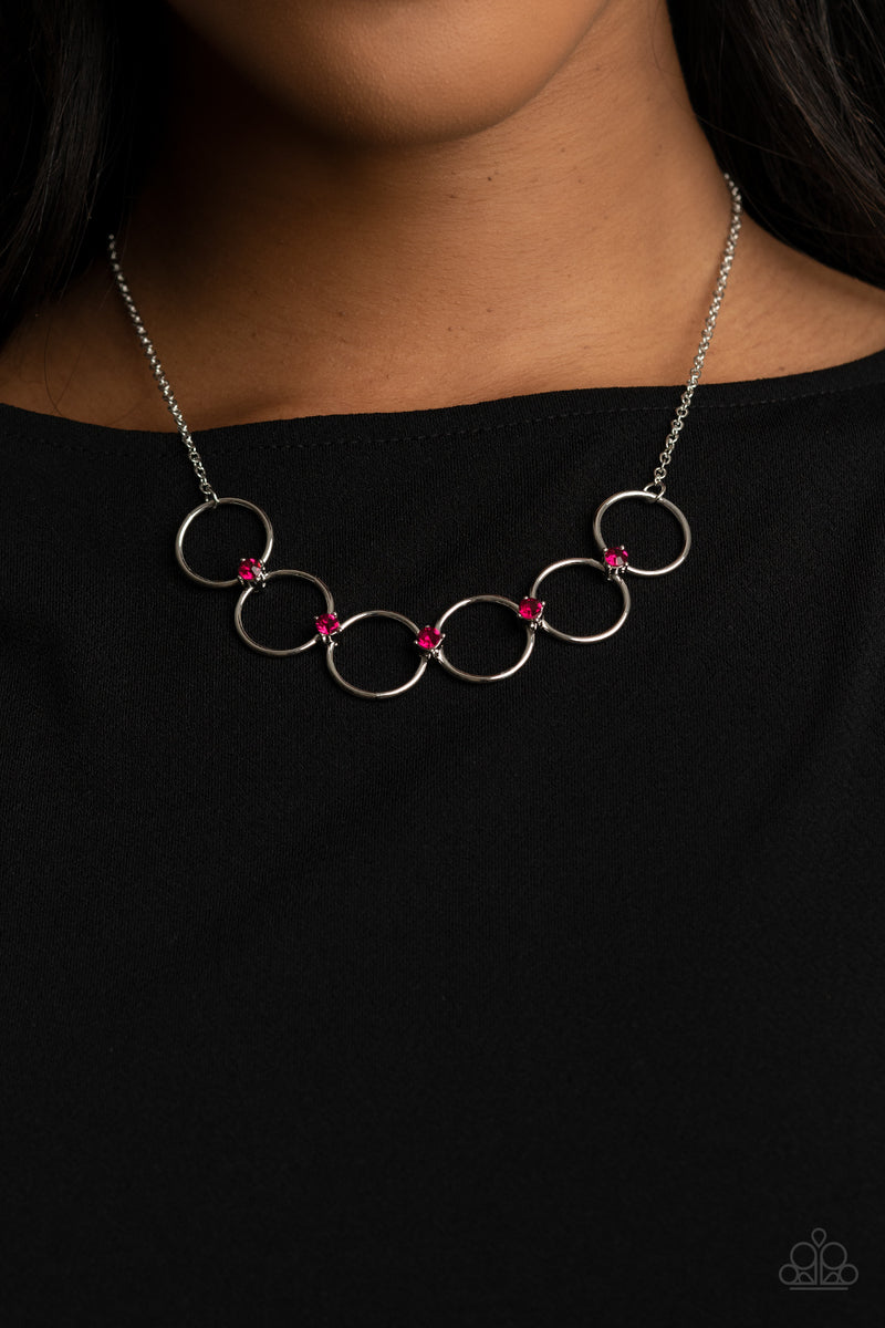 Regal Society - Pink Necklace - Paparazzi Accessories