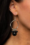 Delectably Diva - Black Earrings - Paparazzi Accessories