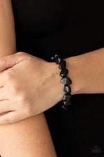 Prehistoric Paradise - Black Bracelet - Paparazzi Accessories