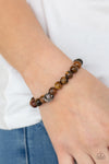 ZEN Commandments - Brown Bracelet - Paparazzi Accessories