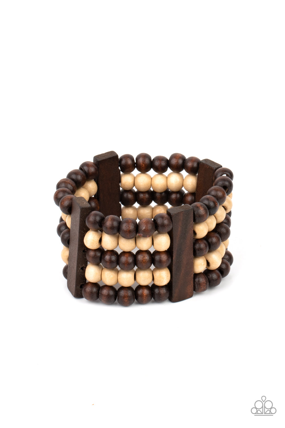 five-dollar-jewelry-caribbean-catwalk-brown-bracelet-paparazzi-accessories
