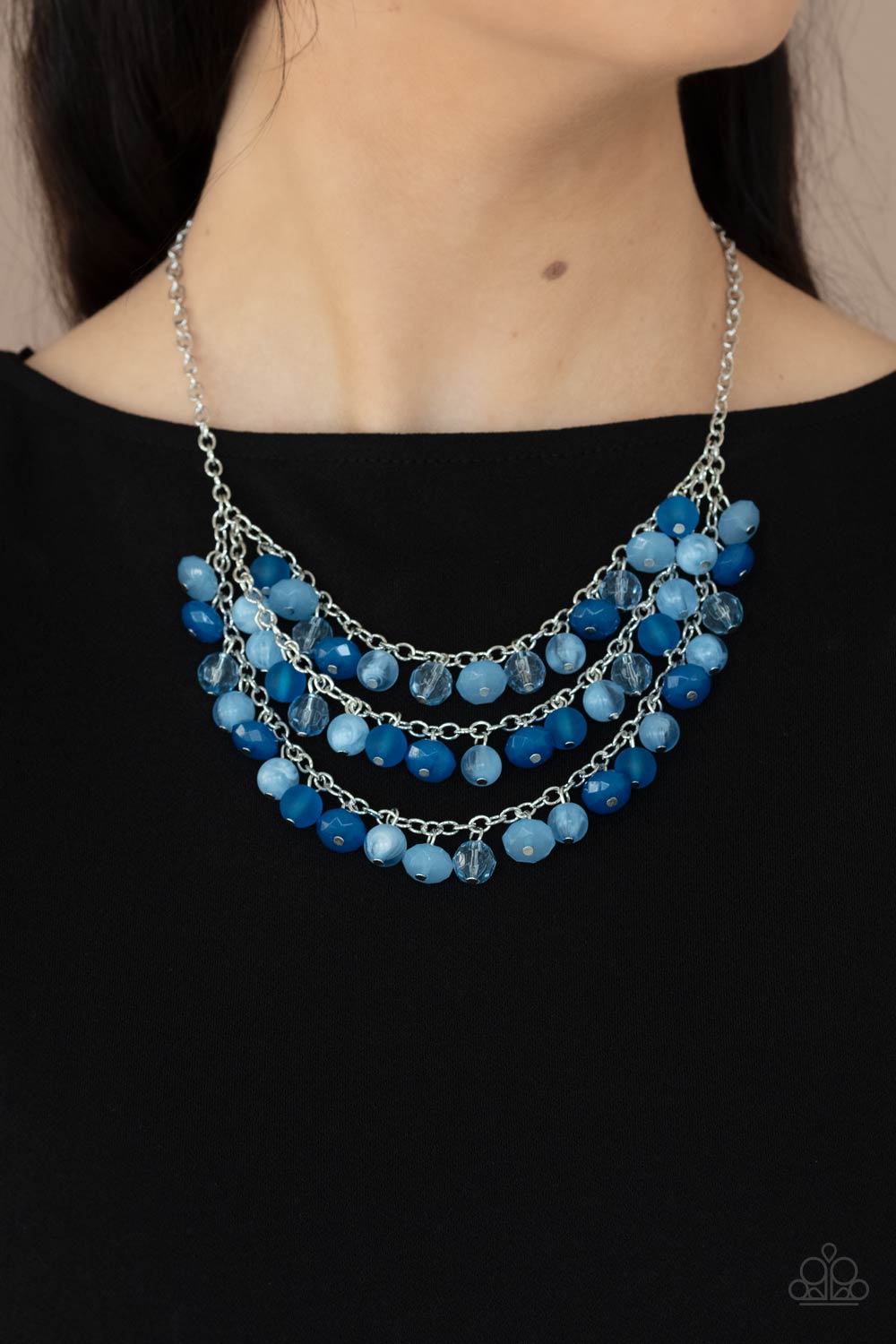 Fairytale Timelessness - Blue Necklace - Paparazzi Accessories