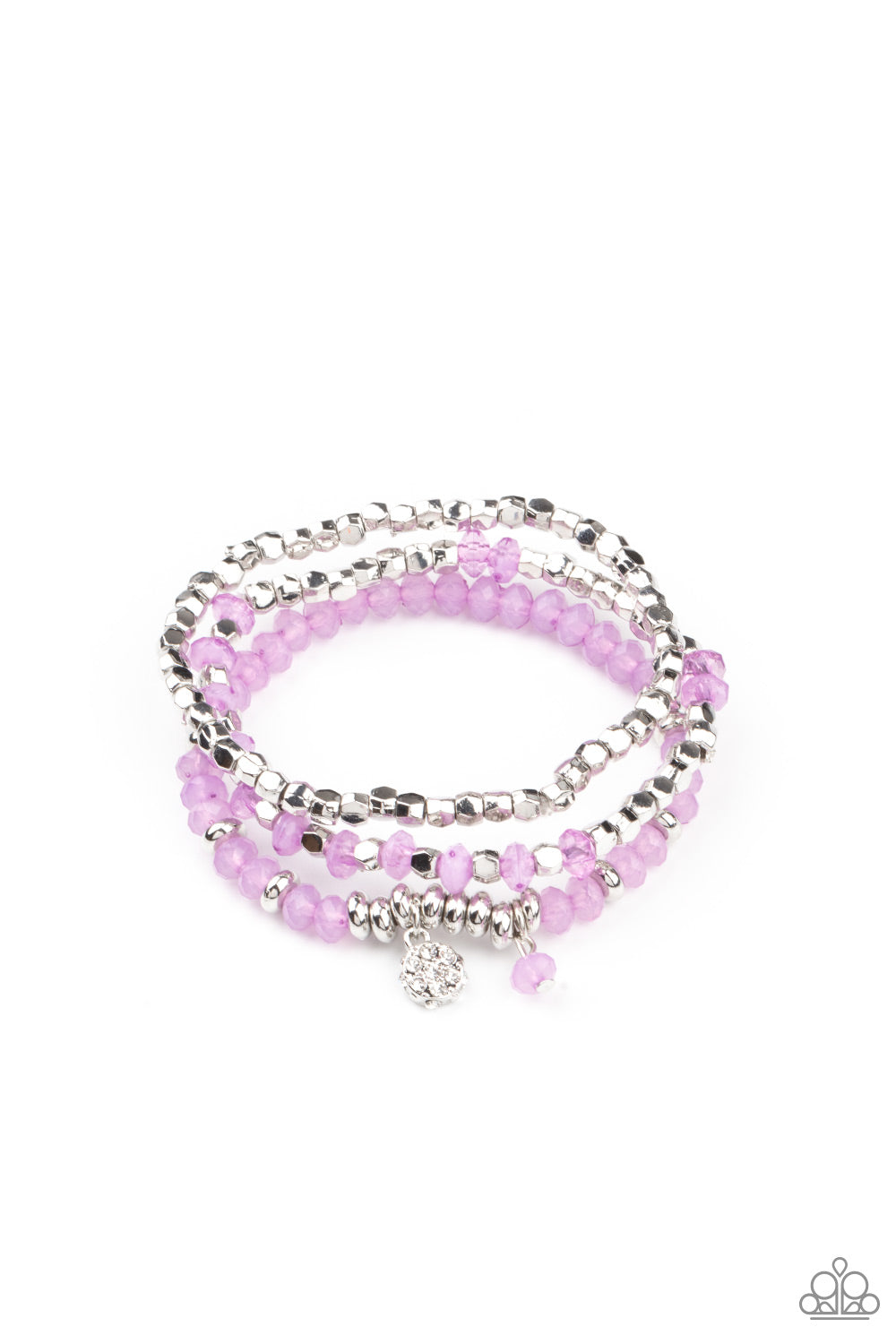 five-dollar-jewelry-glacial-glimmer-purple-bracelet-paparazzi-accessories