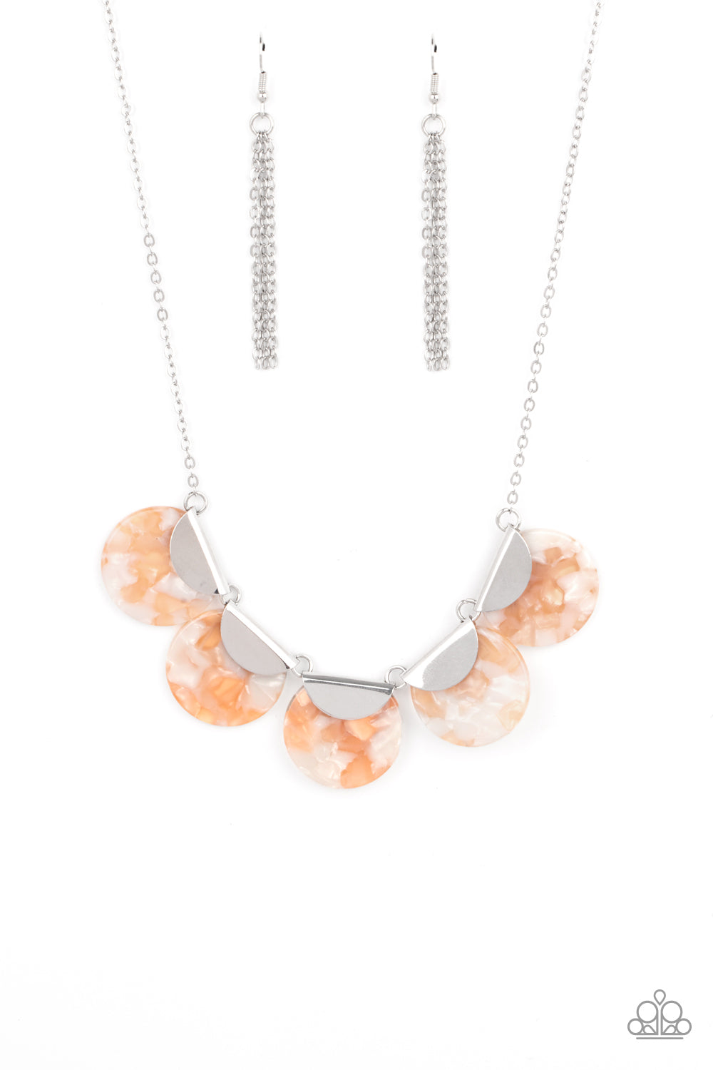 five-dollar-jewelry-mermaid-oasis-orange-necklace-paparazzi-accessories