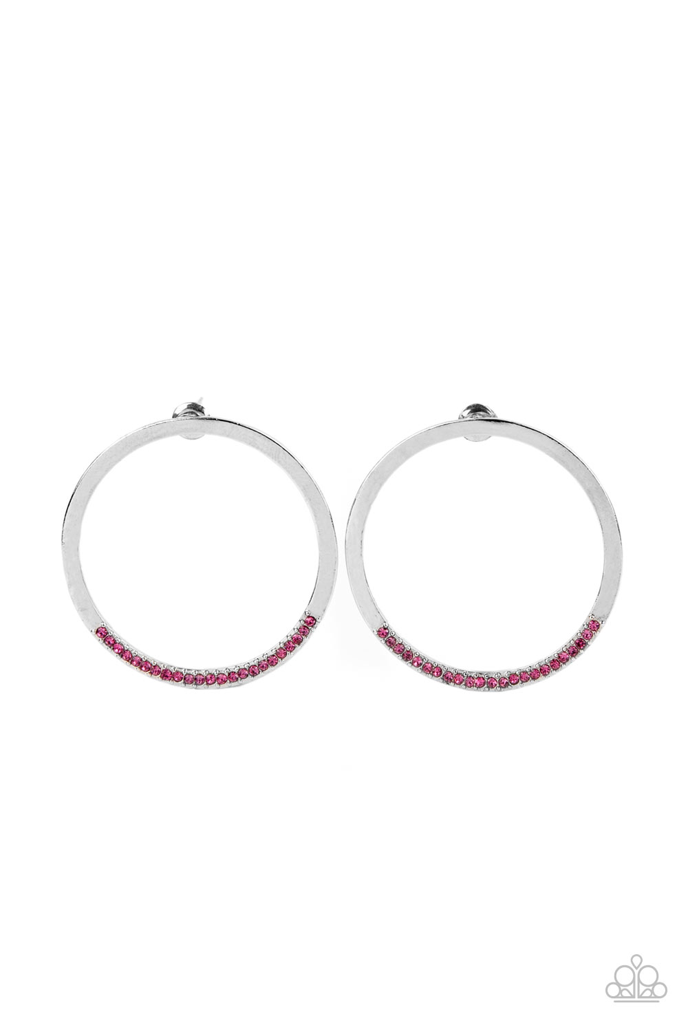 five-dollar-jewelry-spot-on-opulence-pink-post earrings-paparazzi-accessories