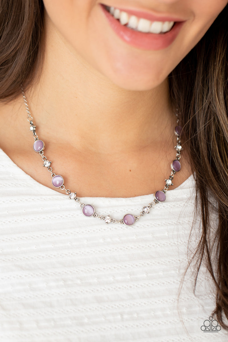 Inner Illumination - Purple Necklace - Paparazzi Accessories