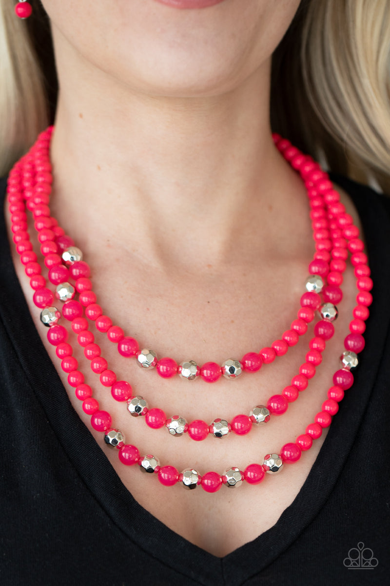 STAYCATION All I Ever Wanted - Pink Necklace - Paparazzi Accessories