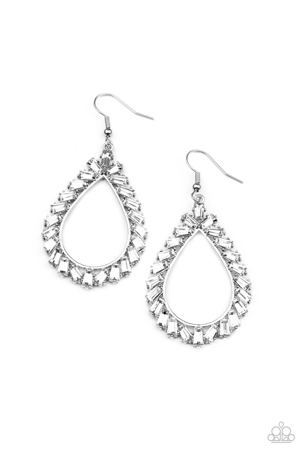 five-dollar-jewelry-stay-sharp-white-earrings-paparazzi-accessories