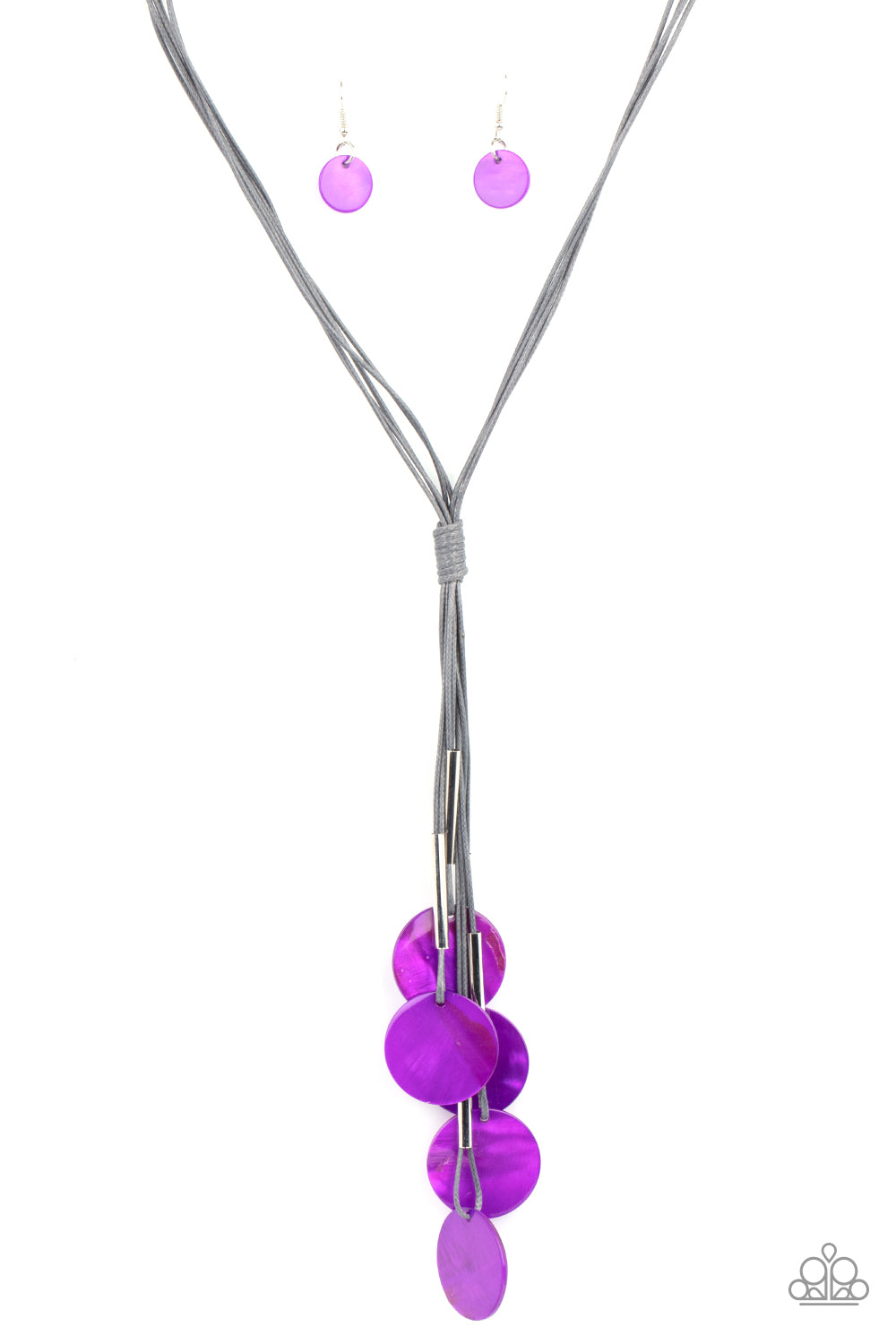five-dollar-jewelry-tidal-tassels-purple-necklace-paparazzi-accessories