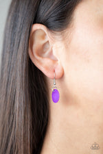 Tidal Tassels - Purple Necklace - Paparazzi Accessories