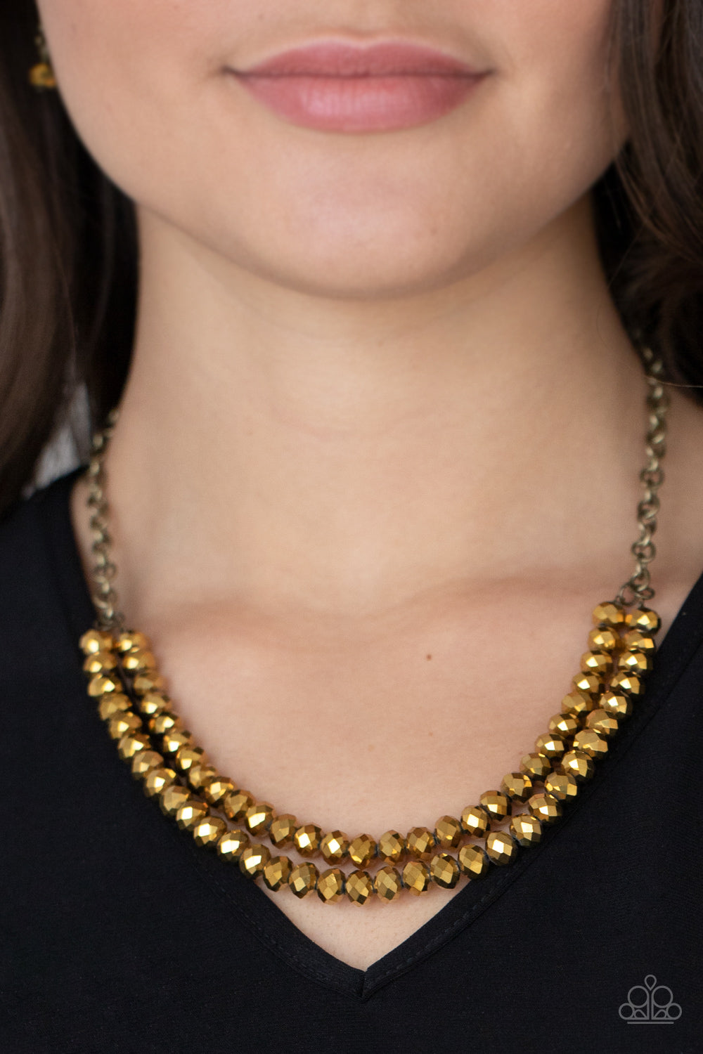 May The FIERCE Be With You - Brass Necklace - Paparazzi Accessories