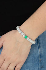 ZEN Second Rule - Green Bracelet - Paparazzi Accessories