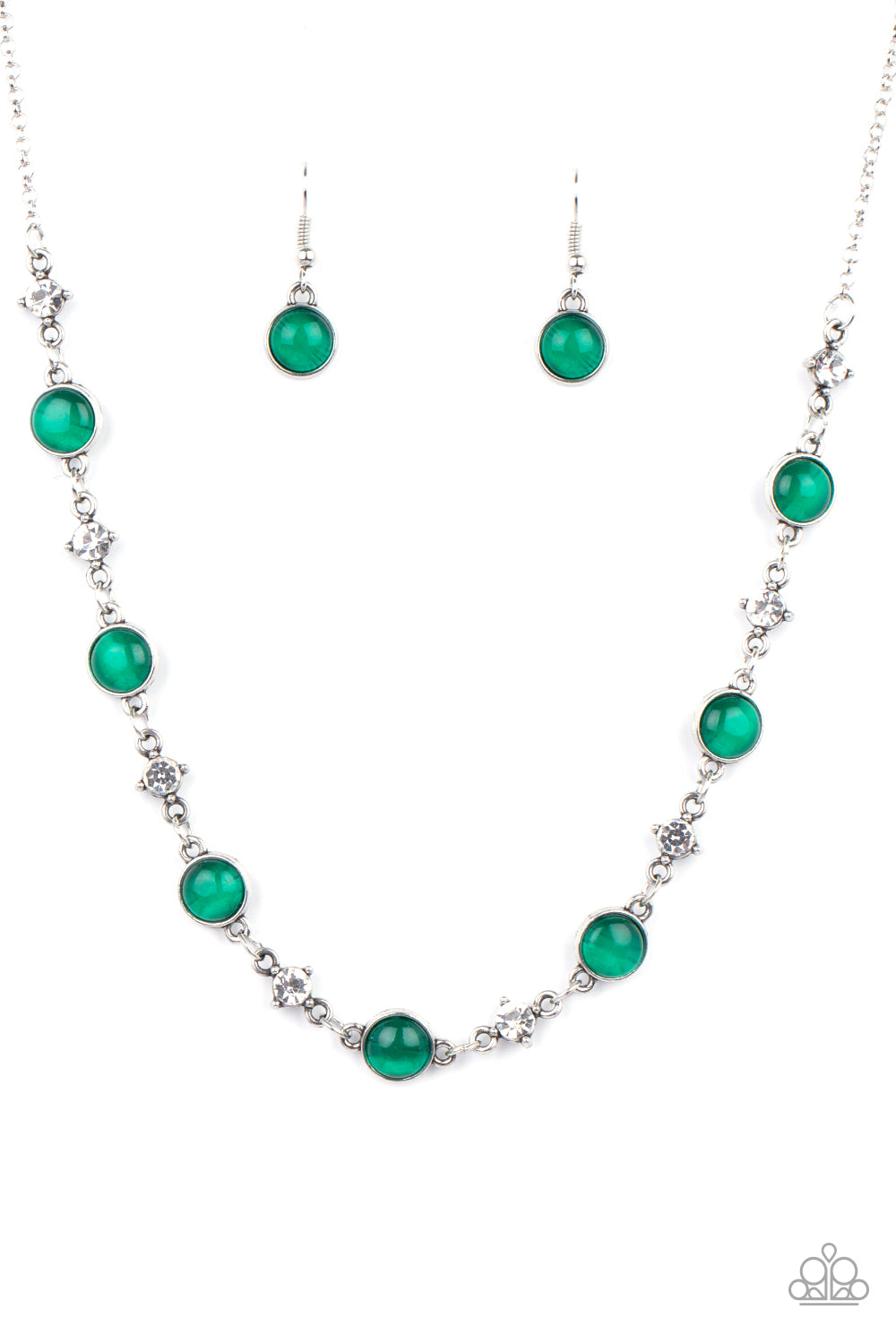 Paparazzi Necklace ~ Gracefully Gemstone - Green – Paparazzi Jewelry |  Online Store | DebsJewelryShop.com