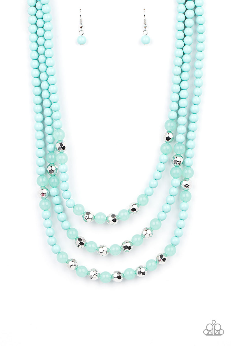 STAYCATION All I Ever Wanted - Blue Necklace - Paparazzi Accessories