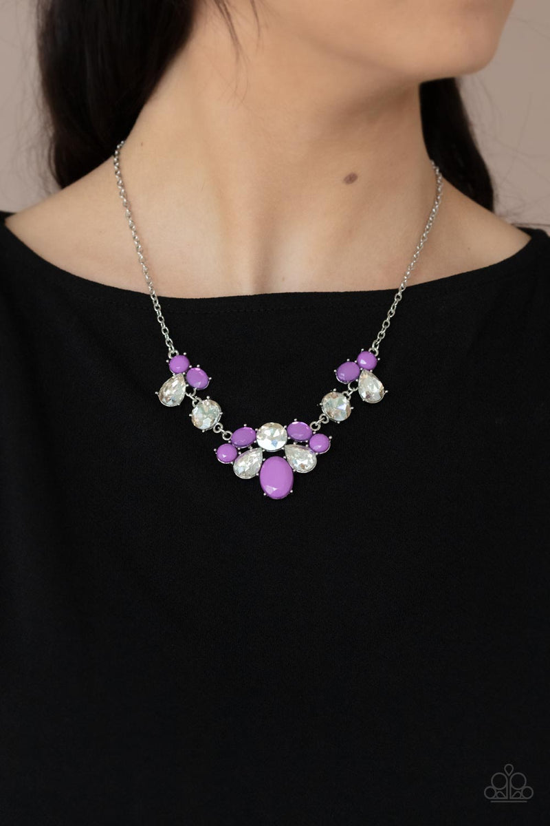 Ethereal Romance - Purple Necklace - Paparazzi Accessories