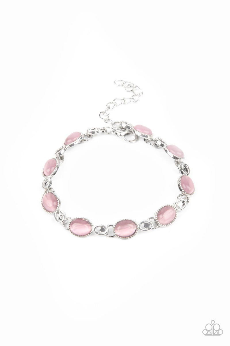 five-dollar-jewelry-blissfully-beaming-pink-bracelet-paparazzi-accessories