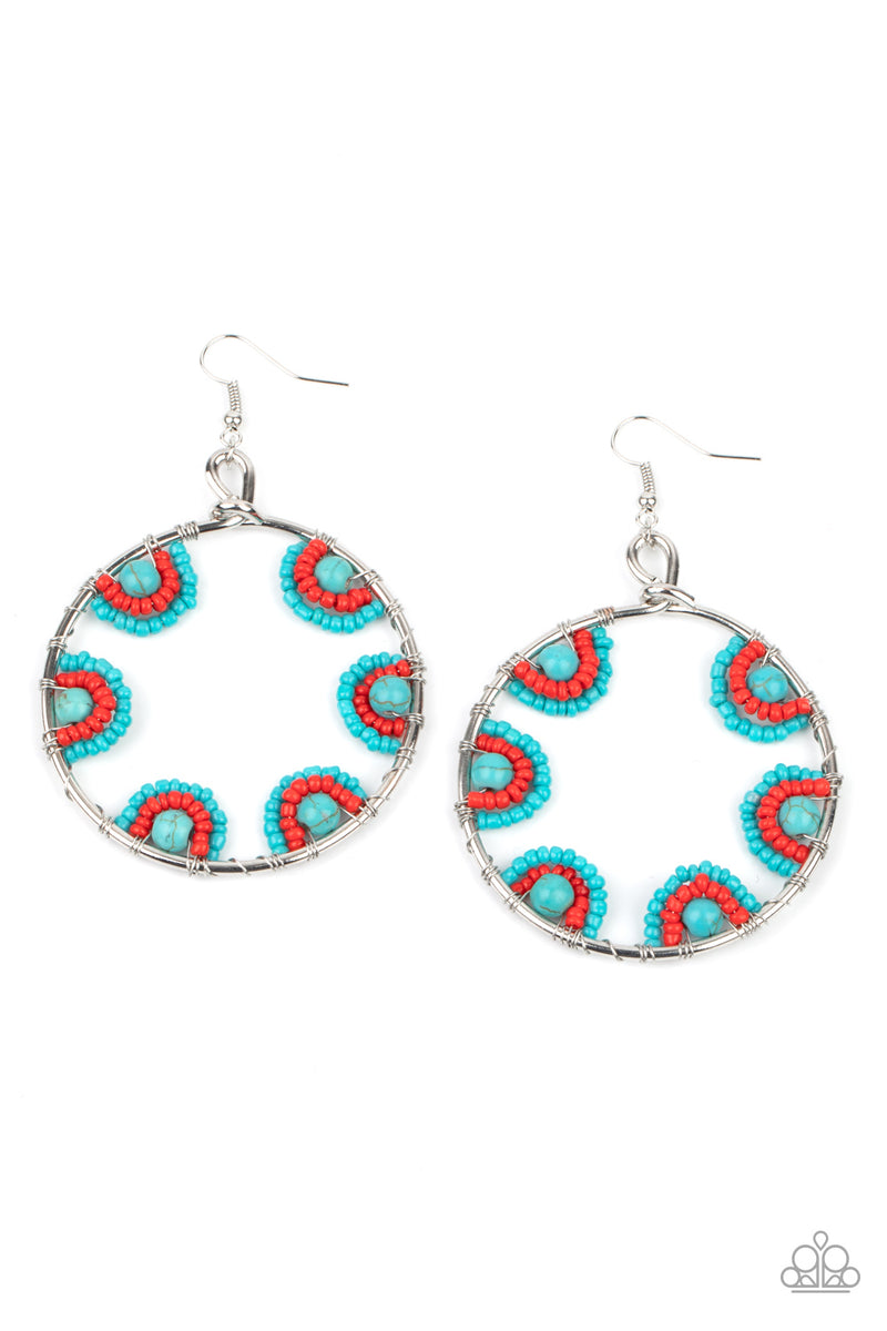 five-dollar-jewelry-off-the-rim-blue-earrings-paparazzi-accessories